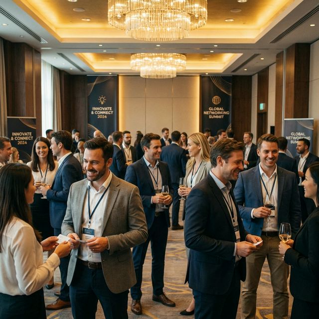 Professional networking event